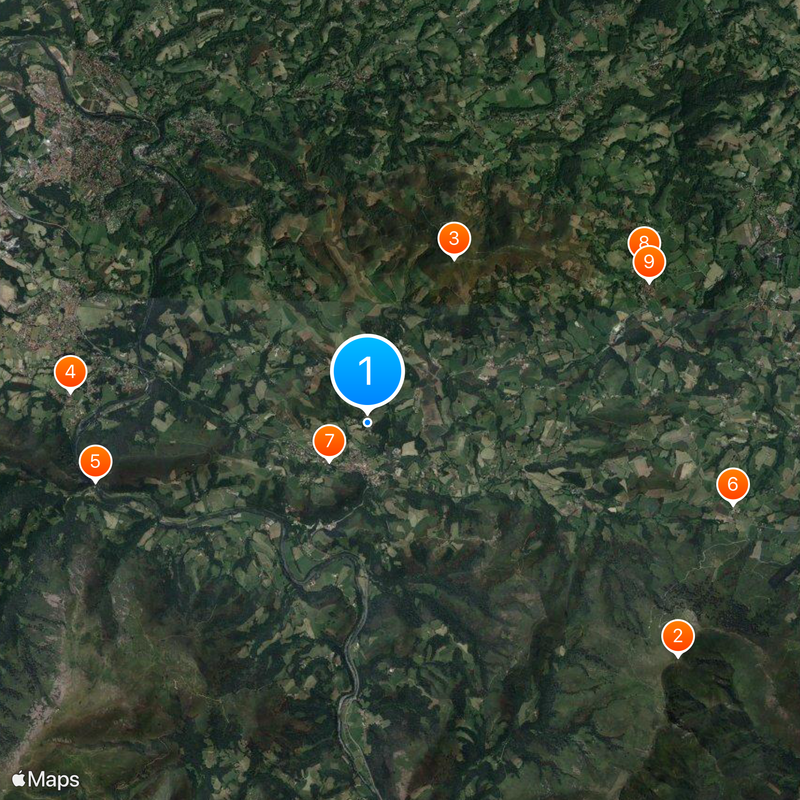 フランス領バスク 地図