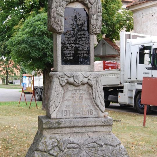 World War I memorial in Chřešťovice