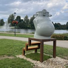 Drinking fountain, installation artwork