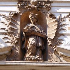 Statue of St. John of Nepomuk at Menhart Palace
