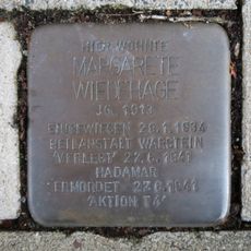 Stolperstein en memoria de Margarethe Wiedehage
