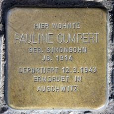 Stolperstein en memoria de Pauline Gumpert