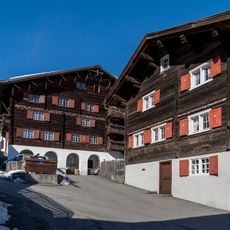 Group of houses at Platz