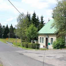 Most silnice III/2196 přes Černou pod vodárenskou nádrží Myslivny