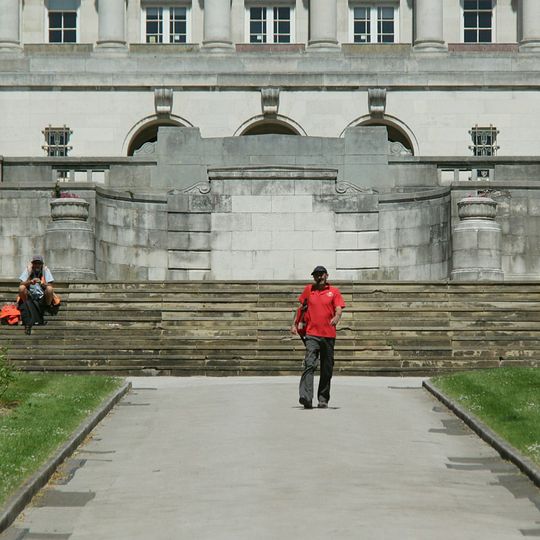War Memorial and Steps in Front of Chesterfield Town Hall