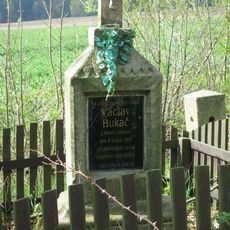 Kříž jižně od Čelistné u lesa