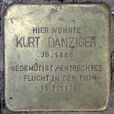 Stolperstein dedicated to Kurt Danziger