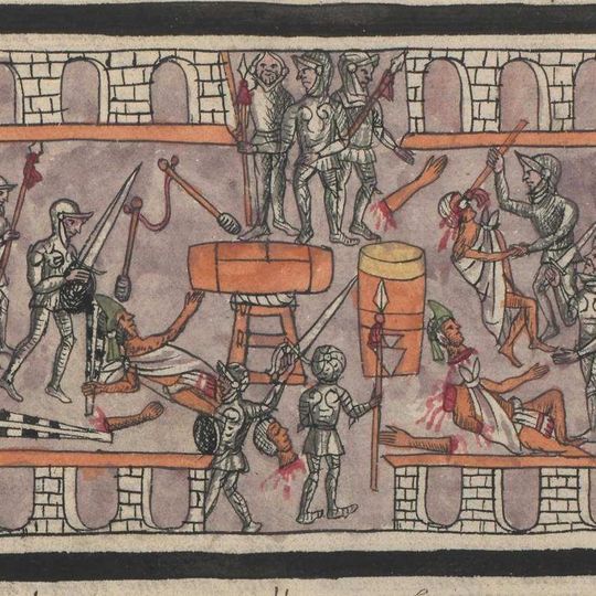 The massacre in the Main Temple