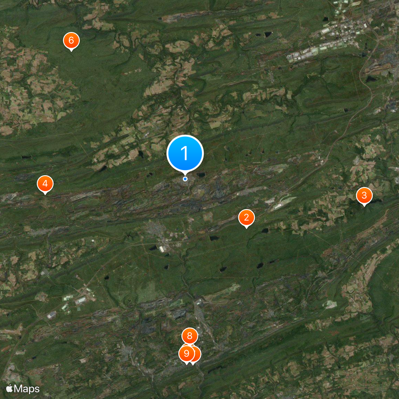 Shenandoah Map