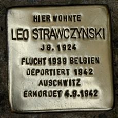Stolperstein en memoria de Leo Strawczynski