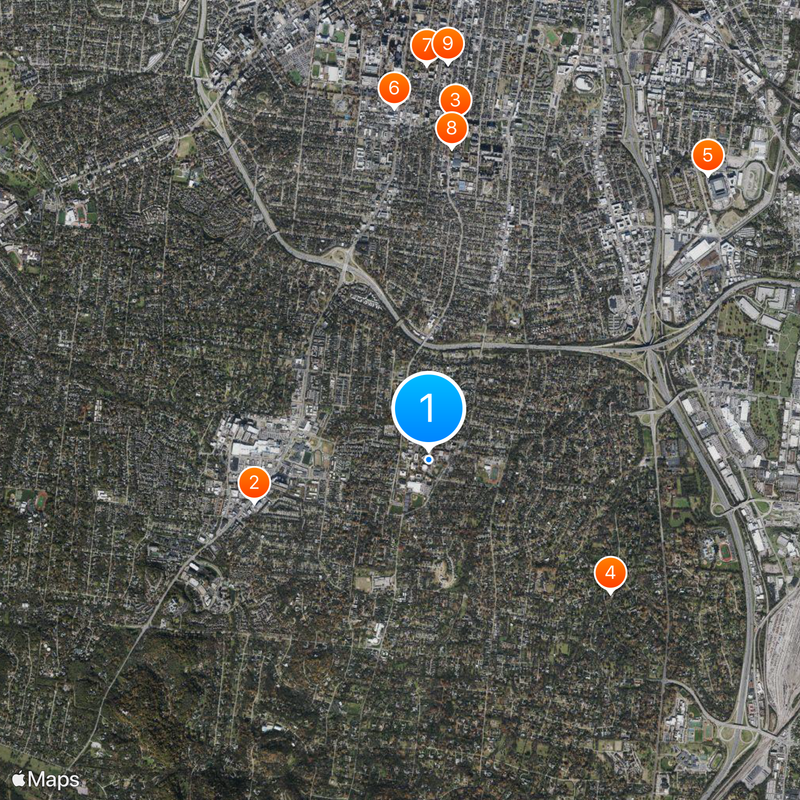 Lipscomb University Map
