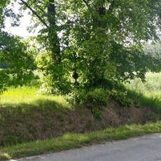 Kříž západně od Krakovčic u křižovatky