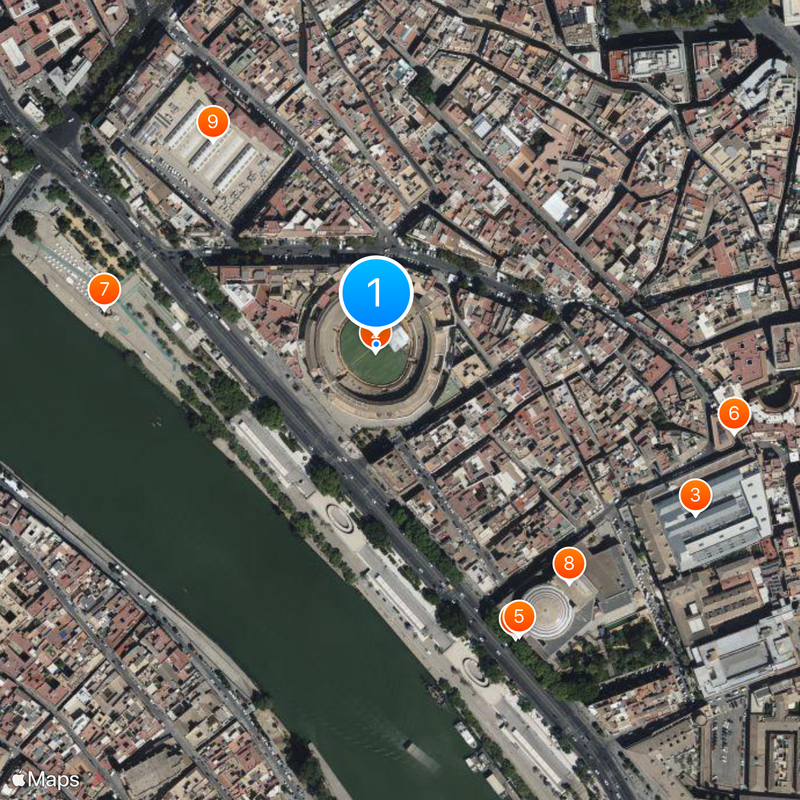 Plaza de toros de la Maestranza Map
