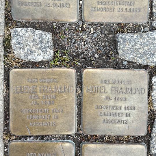 Stolperstein en memoria de Alois Redlich