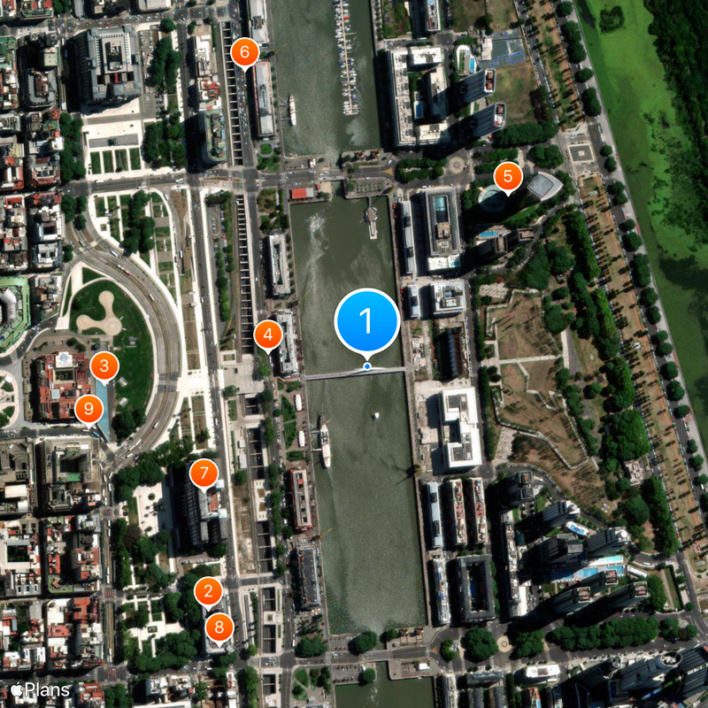 Puente de la Mujer Carte