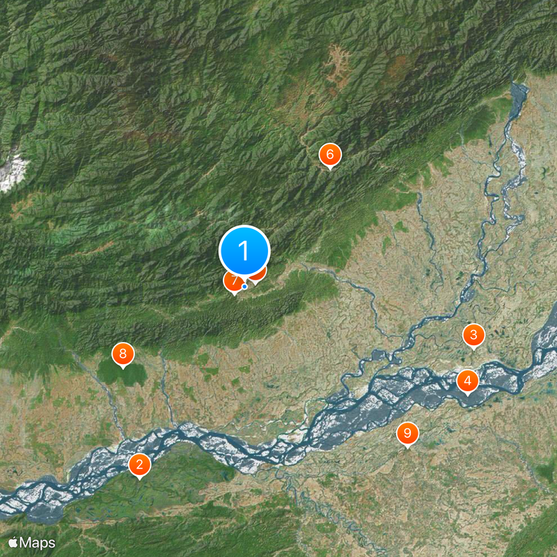Himalayan University Map