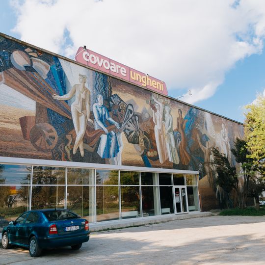 "Covorul vieții" mosaic in Ungheni