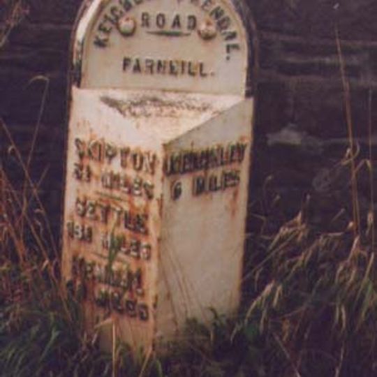 Milestone 300 M North Of Farnhill Bridge, On A629