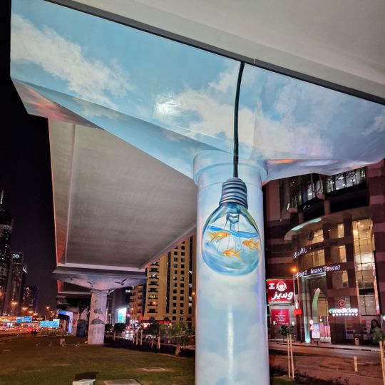 Wandmalerei, Kunstwerk