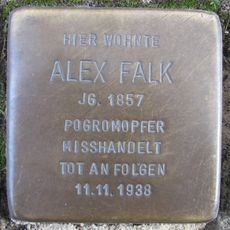 Stolperstein dedicated to Alex Falk