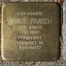 Stolperstein en memoria de Amalie Paasch