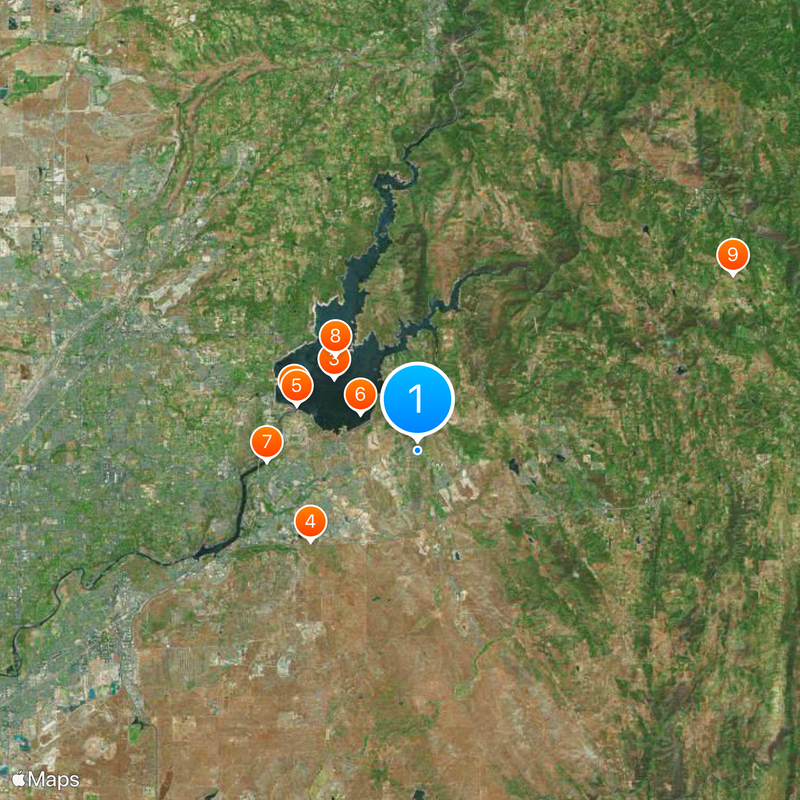 El Dorado Hills Map
