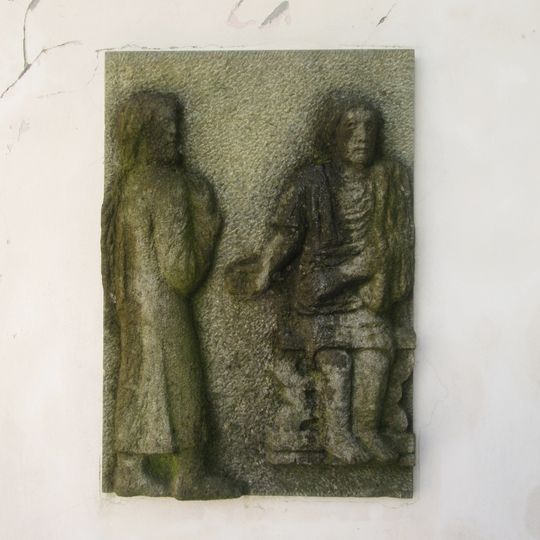 Křížová cesta v Cholině 1. zastavení