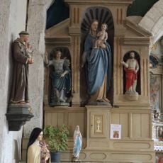 Virgin altar of Église Sainte-Agnès de Tréfumel