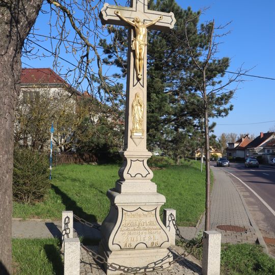 Kříž u domu 138 v Třebelovicích