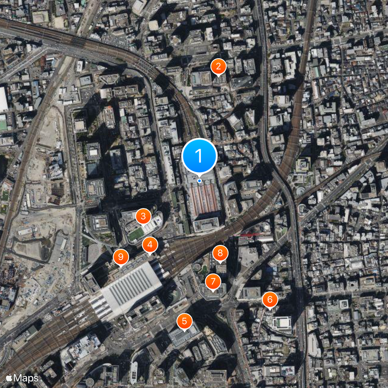 Osaka-Umeda Station Map