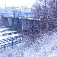 Bridge of Chodovská street over Praha Jih railway station
