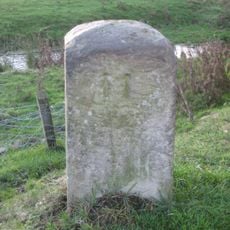 Railway Indicator Stone C.3 1/2 Metres East Of Skew Bridge