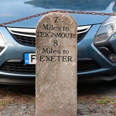 Milestone Opposite The Post Office, Starcross