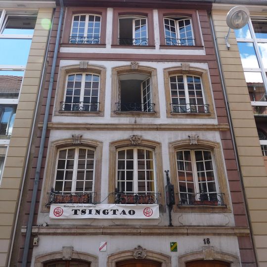 Maison au 18, rue Hannong à Strasbourg