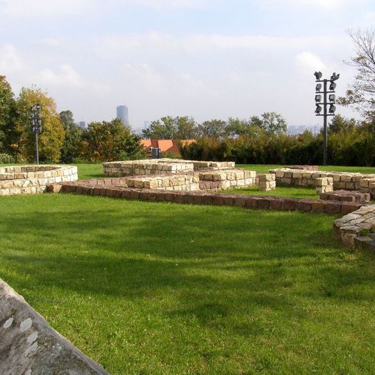 Great Moravian Basilica in Bratislava Castle