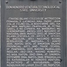 Don Honorio Ventura Technological State University historical marker