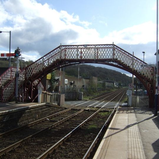 Footbridge At Prudhoe Station