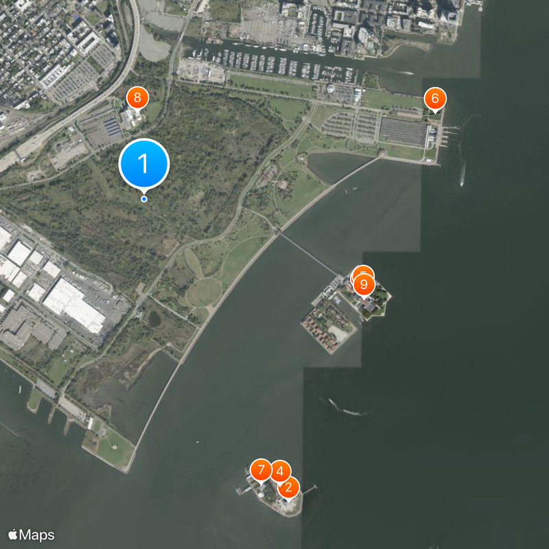 Liberty State Park Map