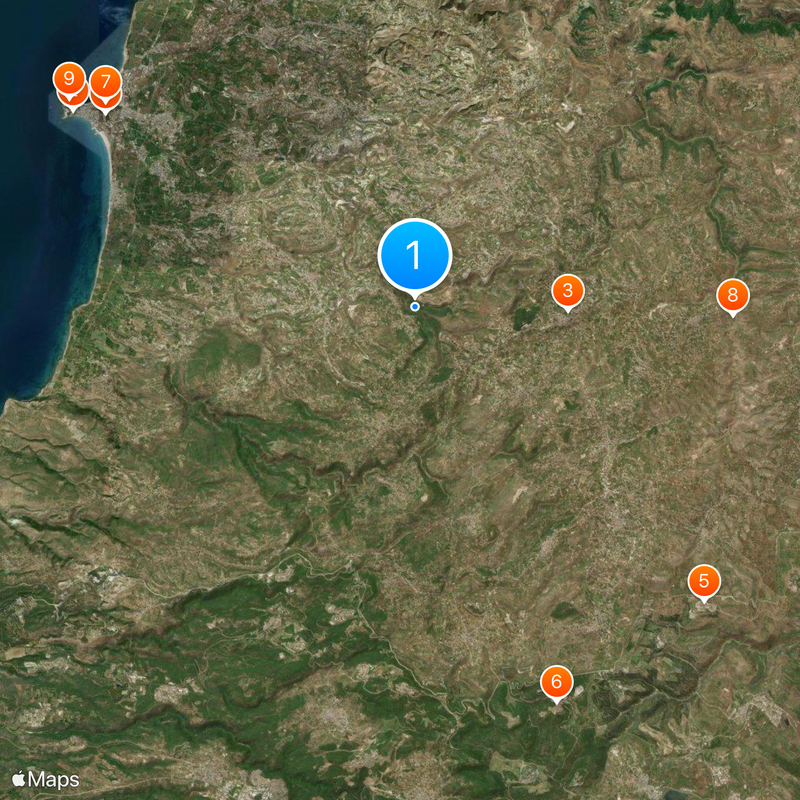 Southern Lebanon Map