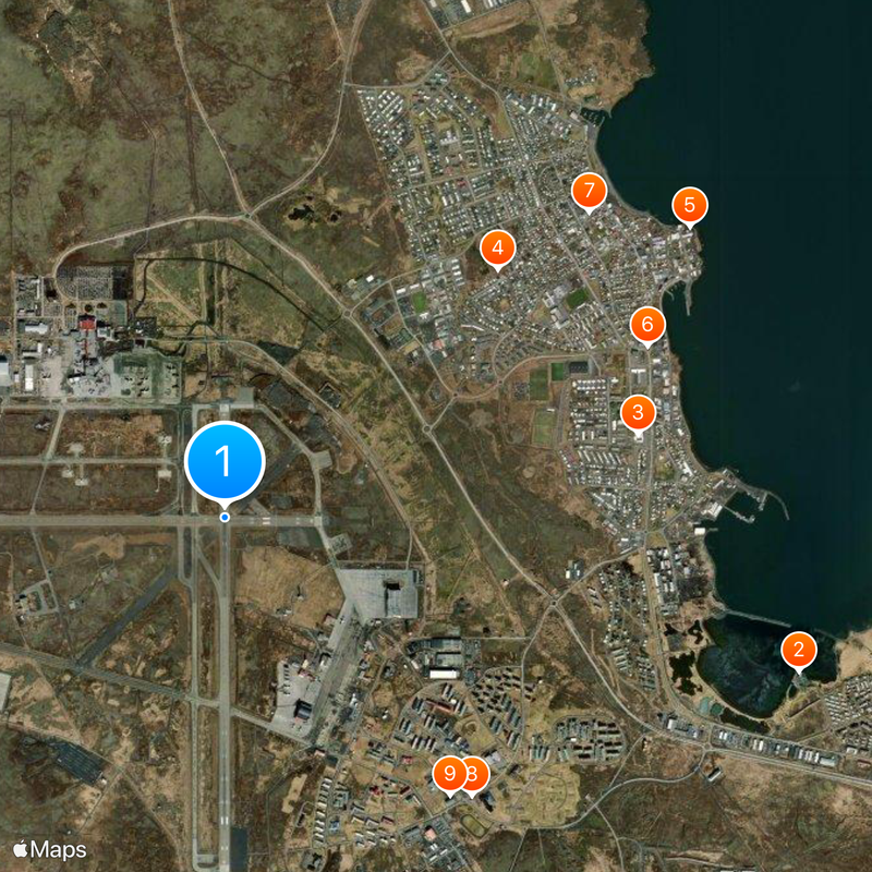 Keflavík Airport Map