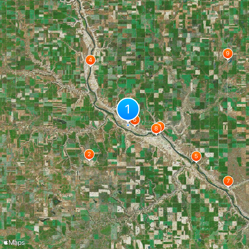 Royal Tyrrell Museum of Palaeontology Karte