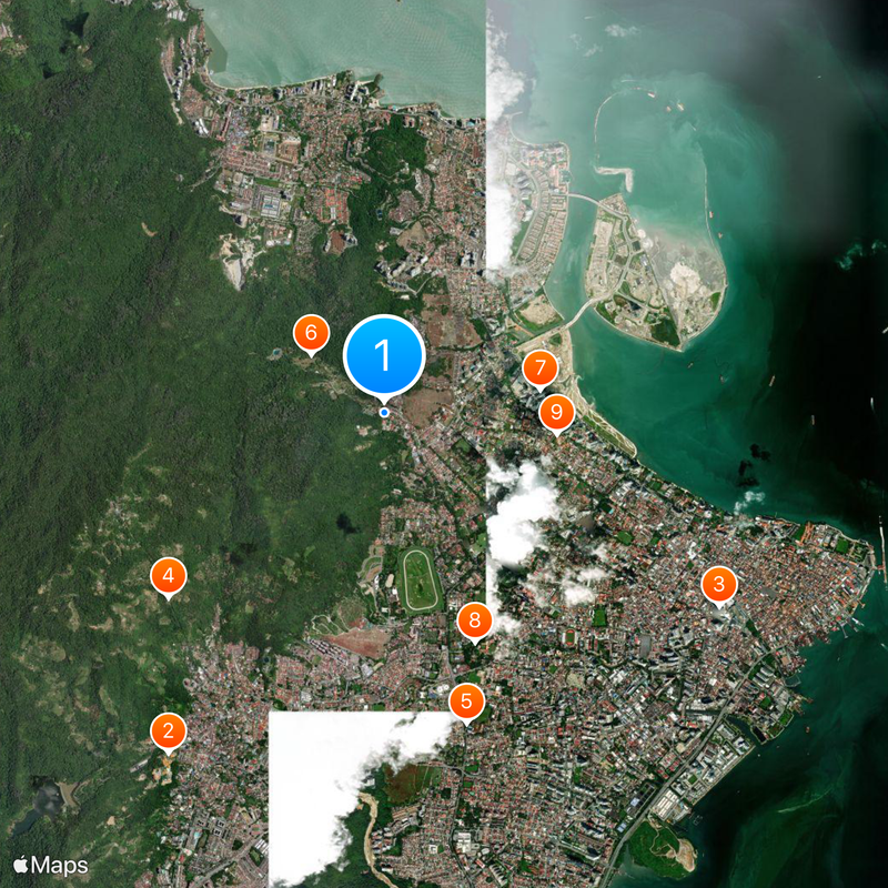 Arulmigu Balathandayuthapani Temple, Penang Mappa