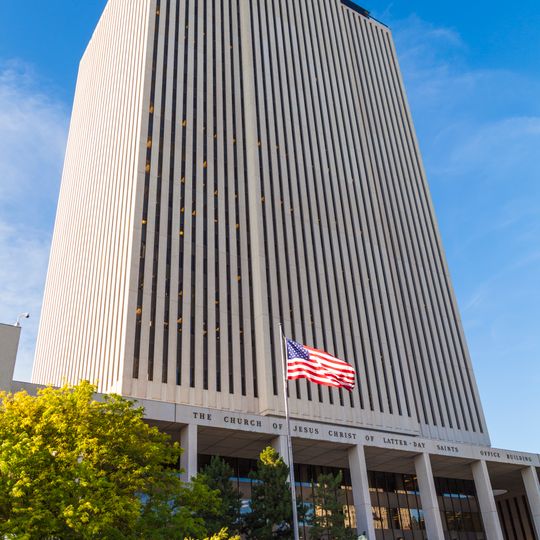 Kirchenbürogebäude der Mormonen