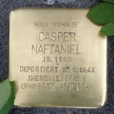 Stolperstein em memória de Casper Naftaniel