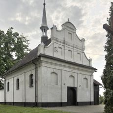 St. Barbara church in Ożarowice, Poland
