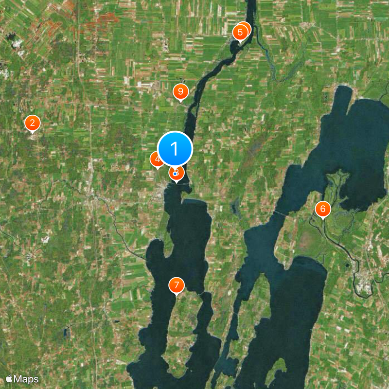 Fort Montgomery Mapa