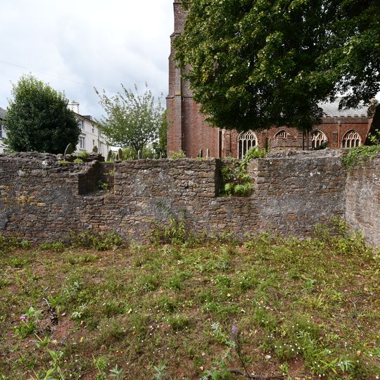 Ruinous Walls To South West Of The Parish Church Of St John Of Baptist