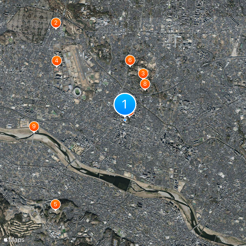 University of Electro-Communications Map