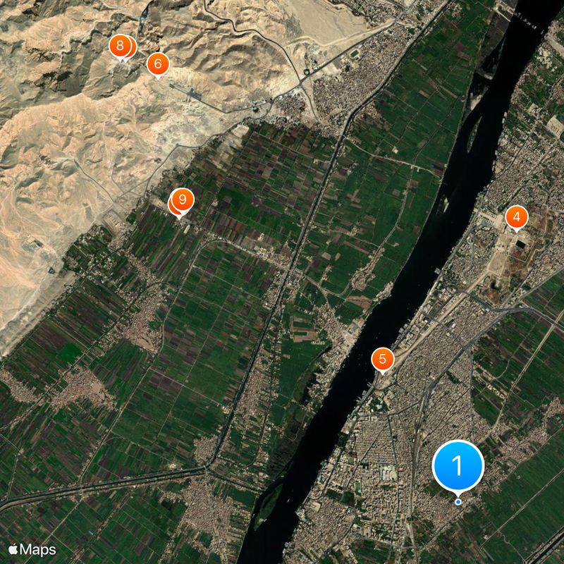 Luxor Governorate Map