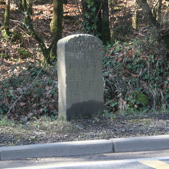 Milestone Approximately 375 Metres North-West Of Stover Bridge